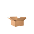 Heavy-duty triple wall corrugated shipping box made from kraft cardboard, extra strong carton assembled and empty in clean studio product view